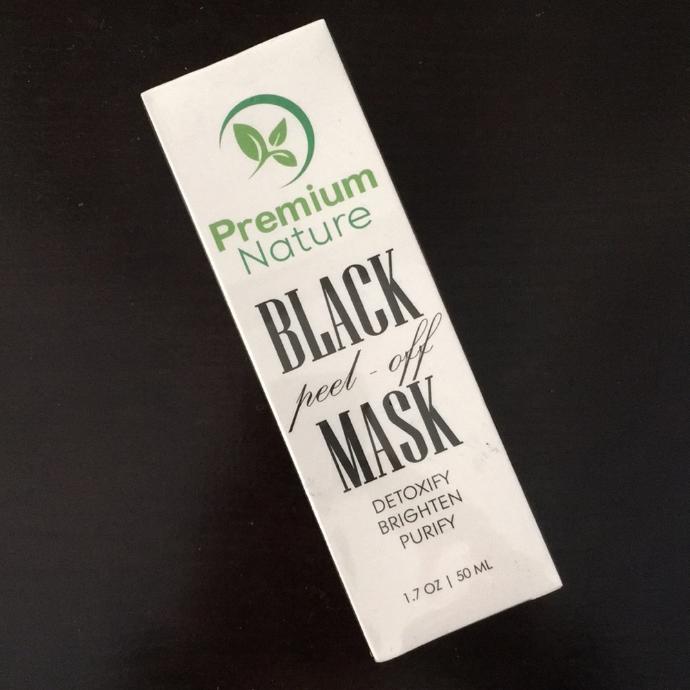 Black peel off mask